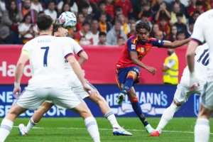 Spain 3-1 Czechia: Yamal stars as world champions stay perfect