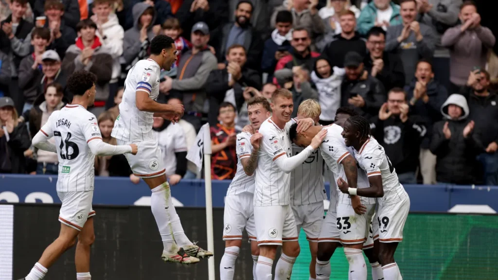 Swansea 2-1 Norwich: Idah seals comeback for Championship leaders